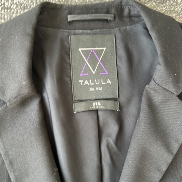 Talula black wool blazer size 6 - Picture 2 of 5